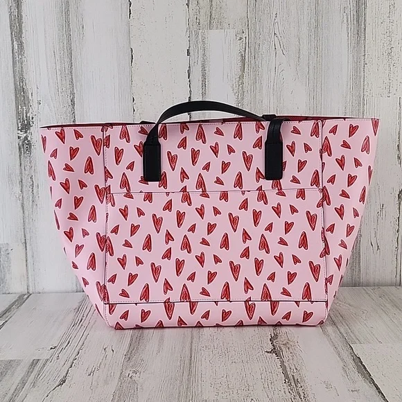Tommy Bahama Bags Tommy Bahama Pink Red Hearts Red Interior